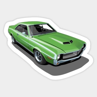 AMC Javelin in Big Bad Green Sticker